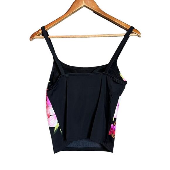 NWT! Cole of California floral patterned tankini top - Picture 4 of 11